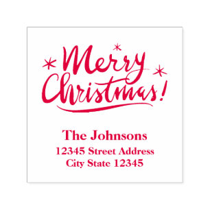 Selbst der frohen Weihnachten, der Briefmarke mit Permastempel