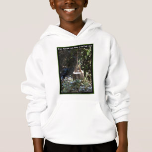 Selbst die Natur kann einen schlechten Haaretag ha Hoodie