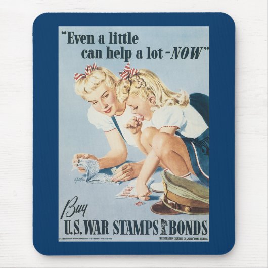 Selbst ein bisschen kann Alot JETZT helfen Mousepad (Vorne)