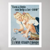 Selbst ein bisschen kann Alot JETZT helfen Poster (Vorne)