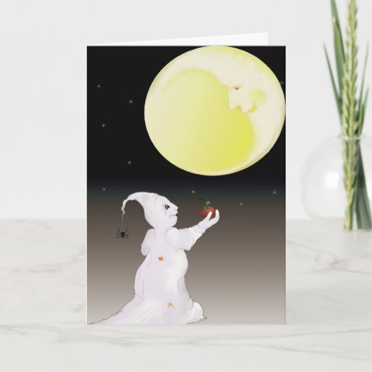 Selbst ein Geist braucht Freundschaftskarte Karte (Vorderseite)