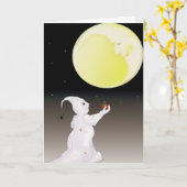 Selbst ein Geist braucht Freundschaftskarte Karte (Gelbe Blume)