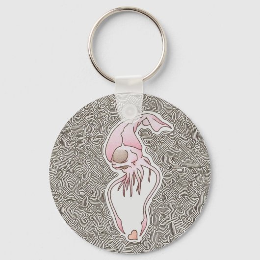 selbst ein hasserfüllter Tintenfisch kann Liebe Schlüsselanhänger (Vorderseite)