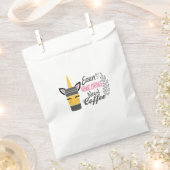 Selbst Einhörner brauchen Kaffee-Party Geschenktütchen (Ausgeschnitten)