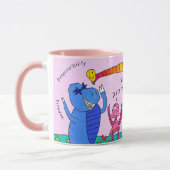 "Selbst Entschlossenheit im Haus des Vergnügens" R Tasse (Links)