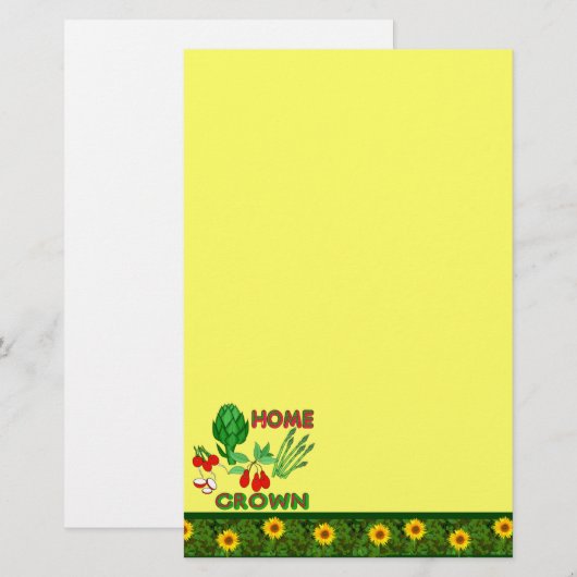 Selbst erzeugt briefpapier (Vorne/Hinten)