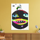 Selbst erzeugte Stressmonster Leinwanddruck (Insitu (Wohnzimmer))
