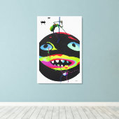 Selbst erzeugte Stressmonster Leinwanddruck (Insitu (Holzboden))