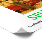 SELBST ESTEEM motivierend Plakat (Ecke)