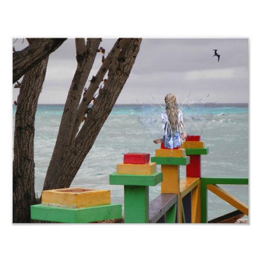 Selbst Fairies können träumen Fotodruck (Vorne)