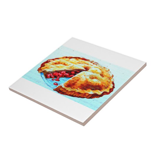 selbst gemachte Kirschtortenfliese Fliese (Seite)