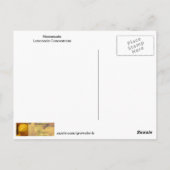 Selbst gemachte postkarte (Rückseite)