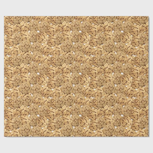 Selbst gemachte Schokoladensplitter-Plätzchen Geschenkpapier (Flach)