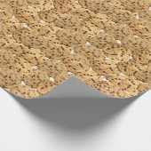 Selbst gemachte Schokoladensplitter-Plätzchen Geschenkpapier (Ecke)