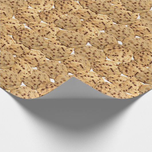 Selbst gemachte Schokoladensplitter-Plätzchen Geschenkpapier (Ecke)