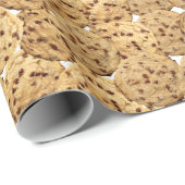 Selbst gemachte Schokoladensplitter-Plätzchen Geschenkpapier (Rolleneckpunkt)