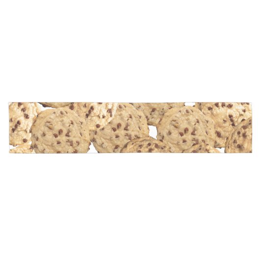 Selbst gemachte Schokoladensplitter-Plätzchen Kurzer Tischläufer (Horizontal)