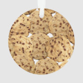 Selbst gemachte Schokoladensplitter-Plätzchen Ornament (Rückseite)