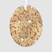 Selbst gemachte Schokoladensplitter-Plätzchen Ornament (Vorderseite)