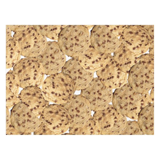 Selbst gemachte Schokoladensplitter-Plätzchen Tischdecke (Vorderseite (Horizontal))