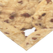 Selbst gemachte Schokoladensplitter-Plätzchen Tischdecke (Schrägansicht)