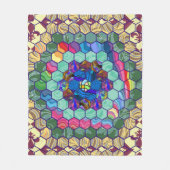 Selbst gemachte Steppdecke Fleecedecke (Vorderseite)