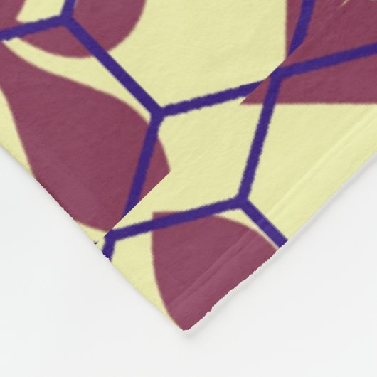 Selbst gemachte Steppdecke Fleecedecke (Ecke)