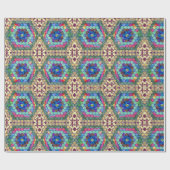 Selbst gemachte Steppdecke Geschenkpapier (Flach)