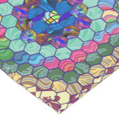 Selbst gemachte Steppdecke Kurzer Tischläufer (Ecke)