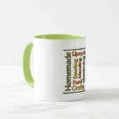 Selbst gemachte Wort-Kunst-Tasse Tasse (Vorderseite Links)