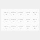 Selbst gestalten etiketten (Blatt)