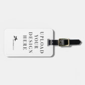 Selbst gestalten gepäckanhänger (Vorderseite horizontal)