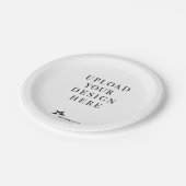 Selbst gestalten pappteller (Schrägansicht)