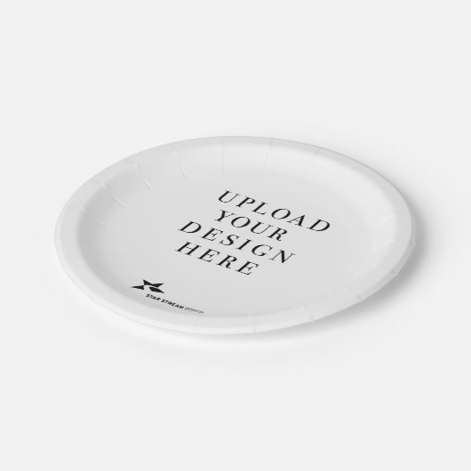 Selbst gestalten pappteller (Schrägansicht)