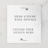 Selbst gestalten platzkarte (Außenseite Aufgefaltet)