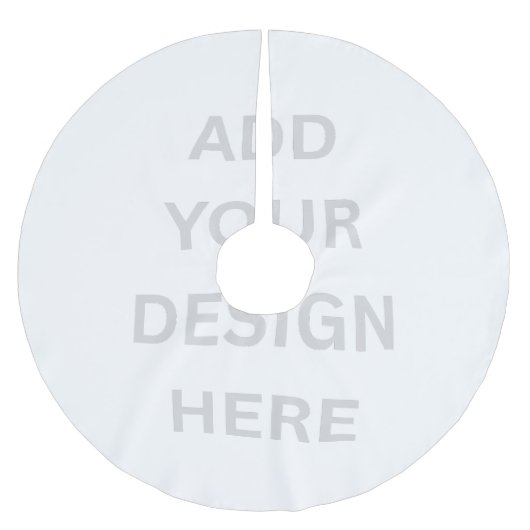 Selbst gestalten polyester weihnachtsbaumdecke (Vorderseite)