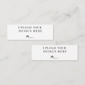 Selbst gestalten telefonnummerkarte (Vorne/Hinten)