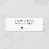 Selbst gestalten telefonnummerkarte (Rückseite)