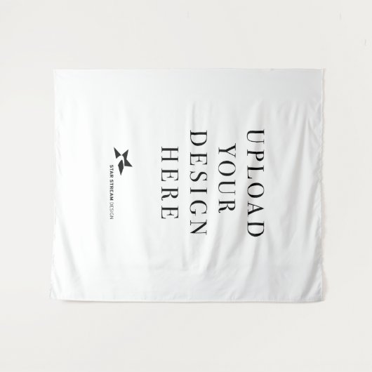 Selbst gestalten wandteppich (Vorderseite (Horizontal))