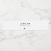Selbst gestalten wasserflaschenetikett (Einzelnes Label)