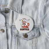 Selbst Hexen brauchen Kaffee Button (Beispiel)