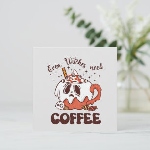 Selbst Hexen brauchen Kaffee - Niedlicher Geist