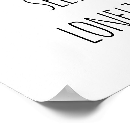 Selbst in Freundschaftsposter Poster (Ecke)