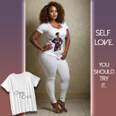 Selbst Liebe. Du solltest es versuchen. Große Größe T-Shirt