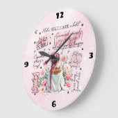 Selbst-Liebe Große Wanduhr (Winkel)