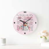 Selbst-Liebe Große Wanduhr (Zuhause)