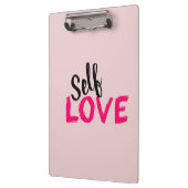 Selbst-Liebe Klemmbrett (Links)