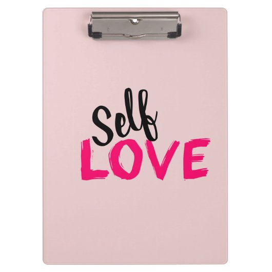 Selbst-Liebe Klemmbrett (Vorderseite)
