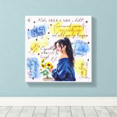 Selbst-Liebe Leinwanddruck (Insitu (Holzboden))