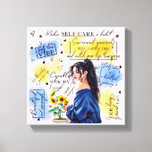 Selbst-Liebe Leinwanddruck (Vorderseite)